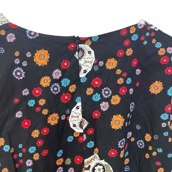 I Hot Plus Size 4XL Black Fit & Flare Dress Skulls Y2K Grunge/Goth - Picture 5 of 6